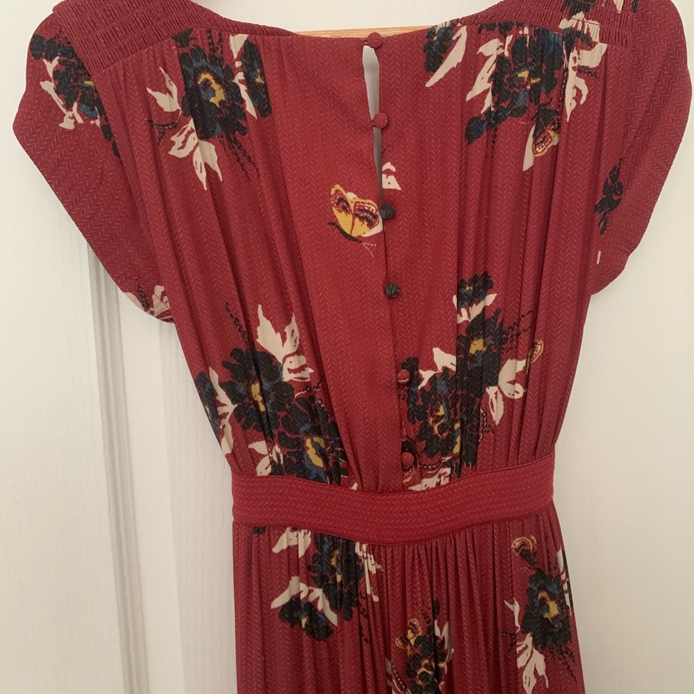 Free People Short Sleeve Maxi Dress - Picture 3 of 6